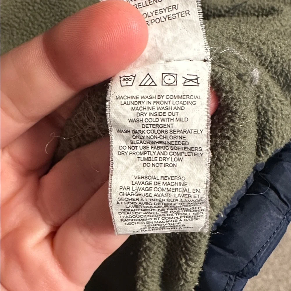 Lucky Brand Dark Blue Quilted Boys Coat Size 7